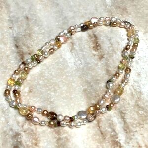 😍Honora 36” Creams & Beige Pearl Strand😍NWOT